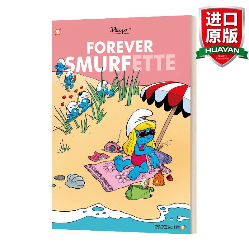 forever smurfette 英文原版 永远的蓝精灵 英文版 进口英语原版书籍