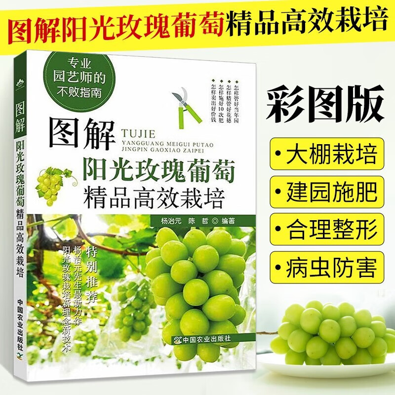 图解阳光玫瑰葡萄精品高效栽培种植技术大全书籍农业大棚种植的书 正版保证使用感如何?