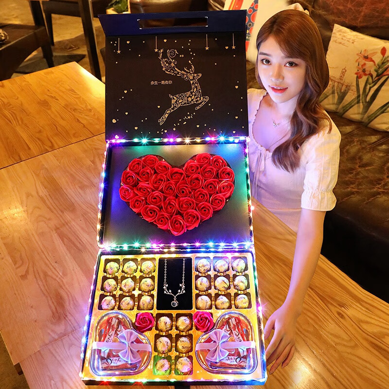 生日礼物女情人节礼物送女友女生女朋友老婆媳妇闺蜜创意礼品浪漫表白