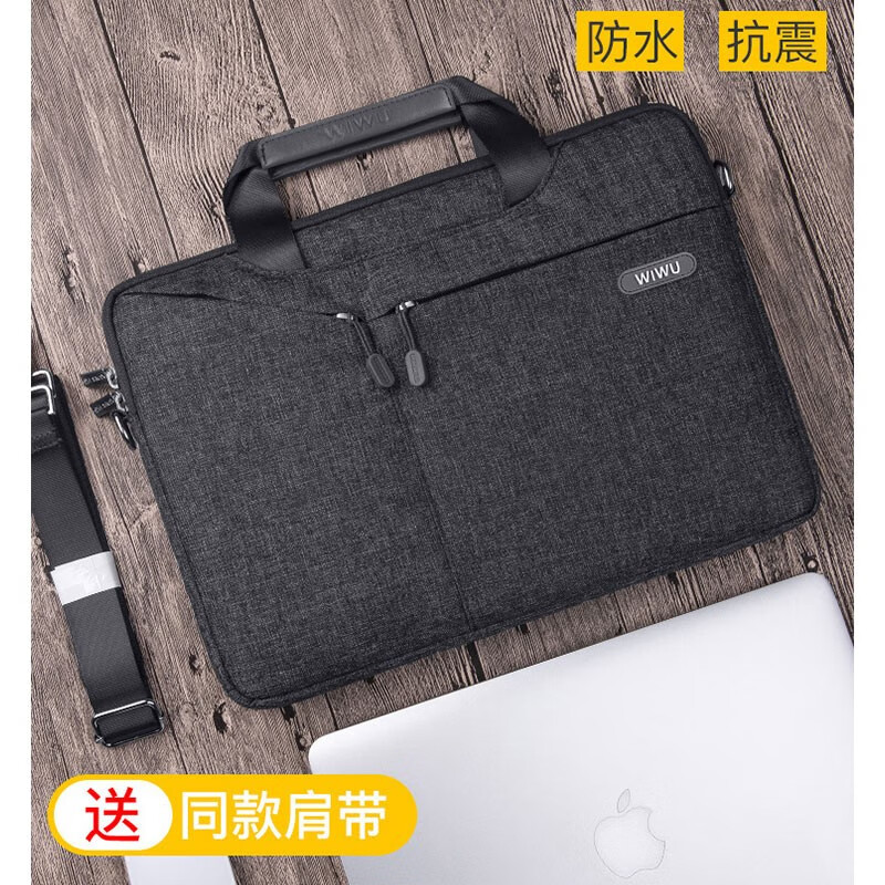 surface pro7包12.3吋电脑手提包微软笔记本电脑包pro6内胆包book2平板保护套配件 黑色 12.3英寸