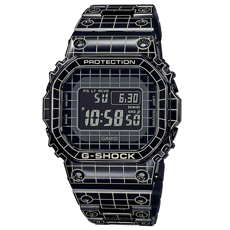卡西欧（CASIO） G-SHOCK系列经典小方块街头时尚运动男士休闲方形男手表礼物推荐 GMW-B5000CS-1