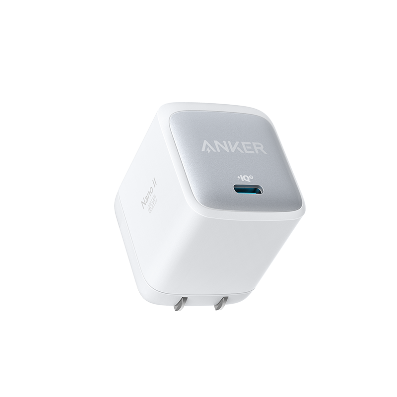 Anker 安克 A2667 氮化镓充电器 双Type-C/USB-A 65W 白色