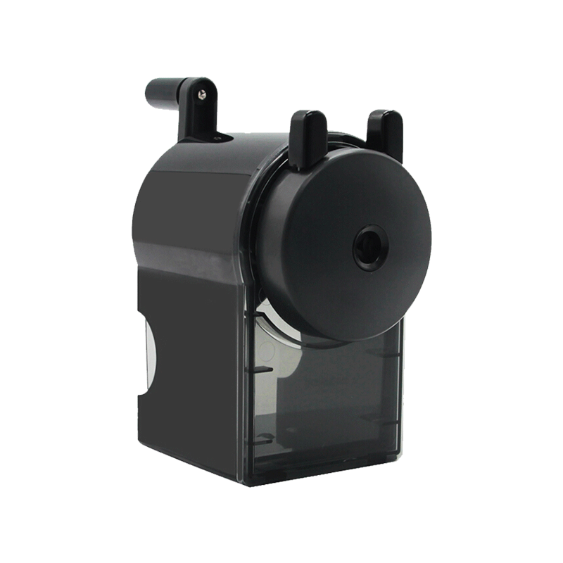 uni三菱（uni）KH-18 手搖式卷筆刀 美術(shù)生用削筆器 兒童學(xué)生用鉛筆轉(zhuǎn)筆刀筆刨 黑色