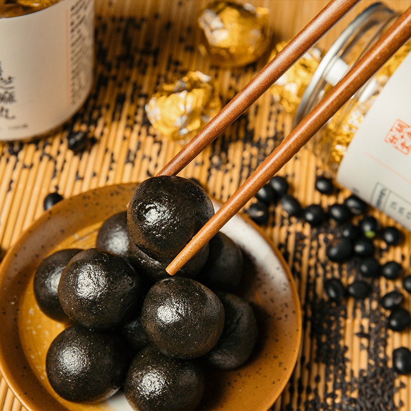 胡庆余堂 黑芝麻丸6罐装 古法九制 纯手工精制芝麻丸蜂蜜丸子 黑芝麻