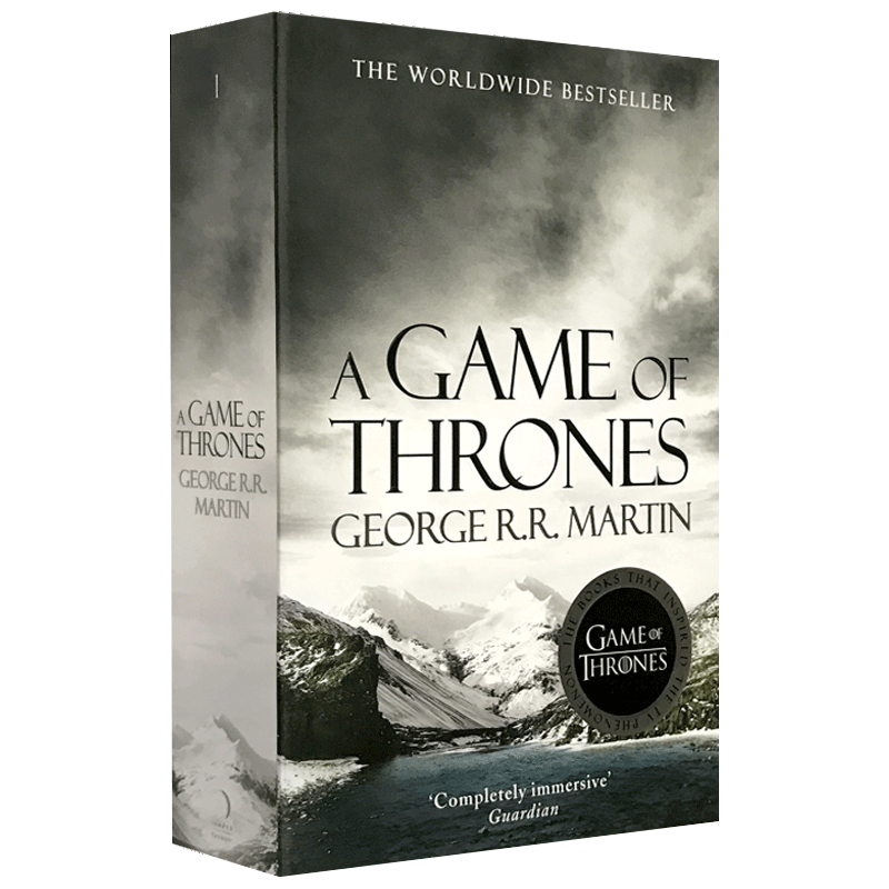 中图进口 权力的游戏 英文原版 A Game of Thrones 冰与火之歌1 热门原著小说 电影电视剧周边书籍 奇幻文学作品