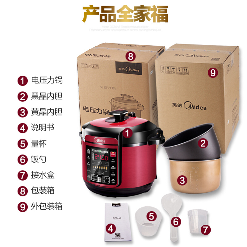 电压力锅美的电压力锅七段调压使用情况,评测值得买吗？
