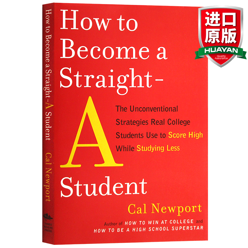 英文原版 如何成为有效学习的高手 How to Become a Straight-AStudent