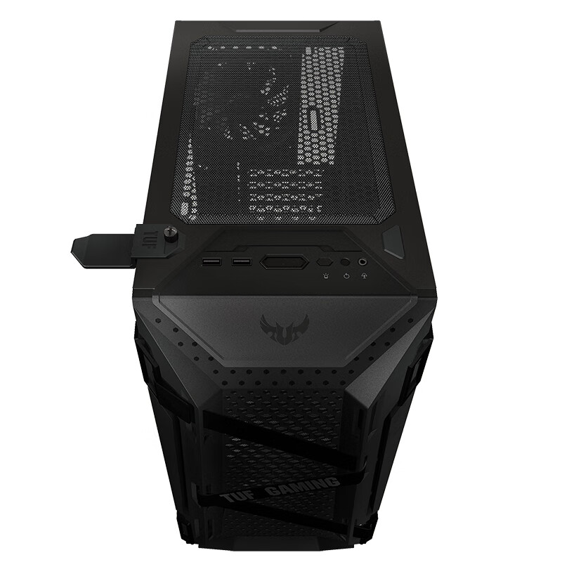 华硕(ASUS)TUF GT301火枪手 显卡支架/钢化玻璃侧透/3个ARGB风扇 /360水冷中塔电竞机箱