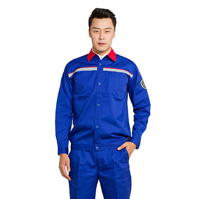 恒漉 防静电工作服电工长袖劳保防护服套装夏季石油工人工厂车间上班