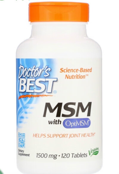 doctors best msm二甲基砜片1500毫克120片  120片