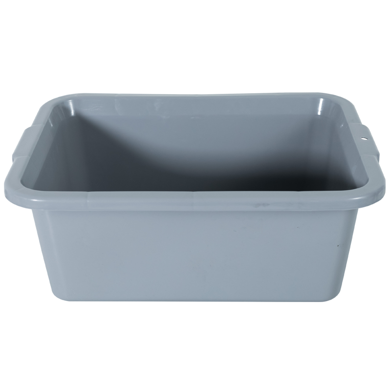 特美居收餐盆收碗盆長(cháng)方形塑料盆酒店餐廳專(zhuān)用洗菜盆大號單盆冷凍盆安檢盆