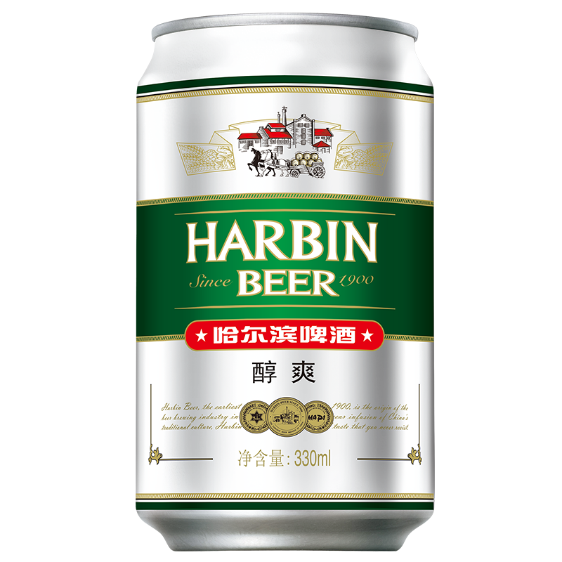 HARBIN/������ ��ơ��ˬ9�� ơ�� 330ml 24�� 29.9Ԫ