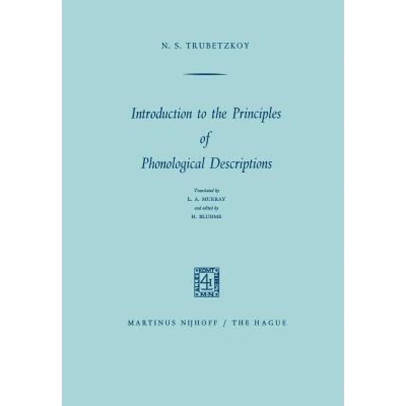 预订 Introduction to the Principles of Phonologic...