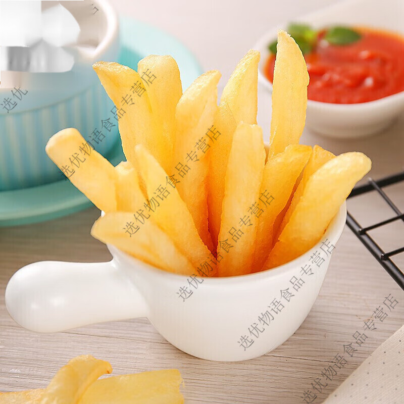 俏滋郎4斤薯条半成品冷冻安格瑞商用油炸小吃长细薯包2kg