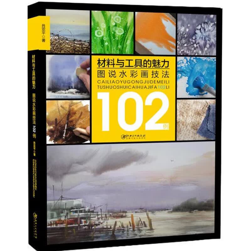 材料与工具的魅力:图说水彩画技法102例 肖亚平  书籍