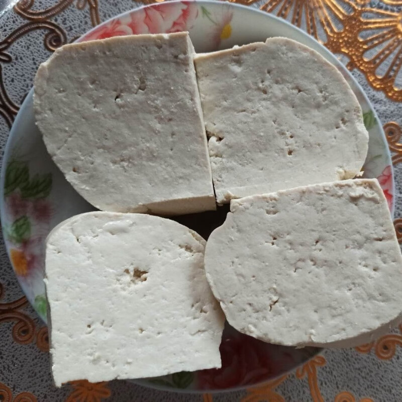 宜享健康苏北卤水豆腐老豆腐豆腐干手工制作豆香浓郁本地黄豆2斤 手工