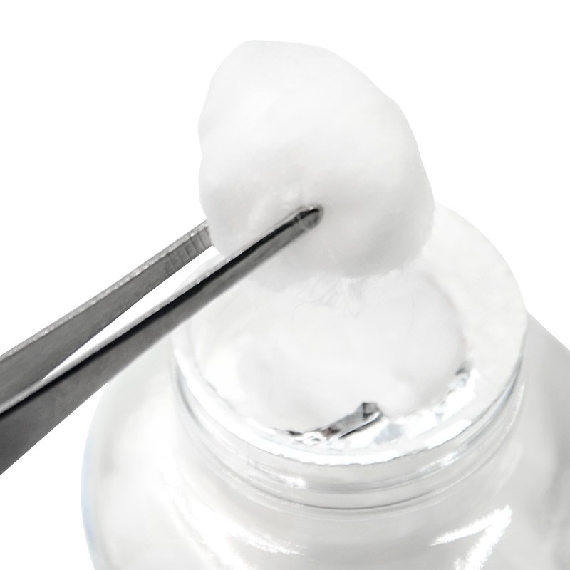 欧洁医用酒精消毒棉球 伤口清洁家用一次性棉片75度杀菌100粒瓶装罐装