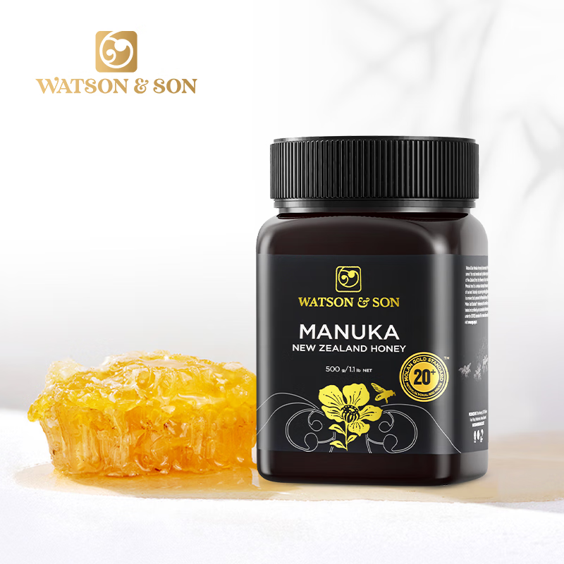 Watsonson沃森MGS20+500g蜂蜜新西兰原装进口纯麦卢卡manuka蜜