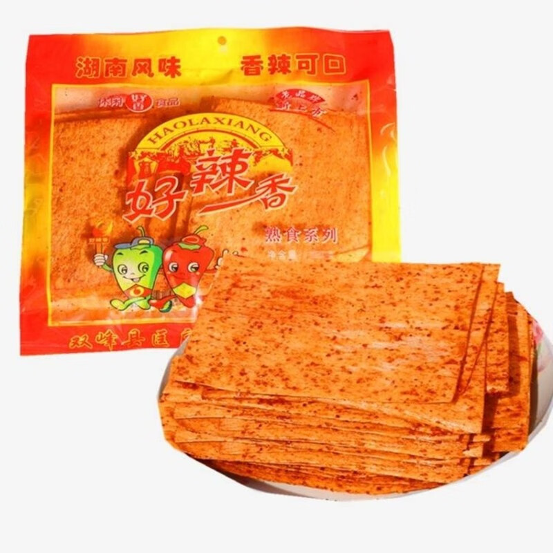 三湘世家 湖南双峰特产好辣香麻辣片豆皮儿时怀旧零食麻辣片大包辣条