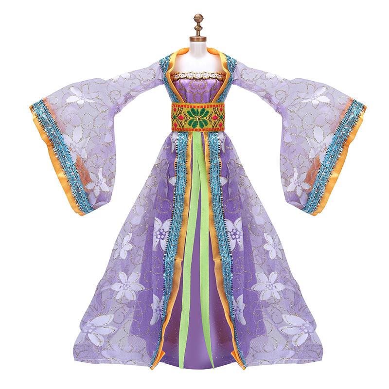 妙普乐芭比娃娃的汉服30厘米换装多米芬芭比娃娃古装古代衣服服饰汉服
