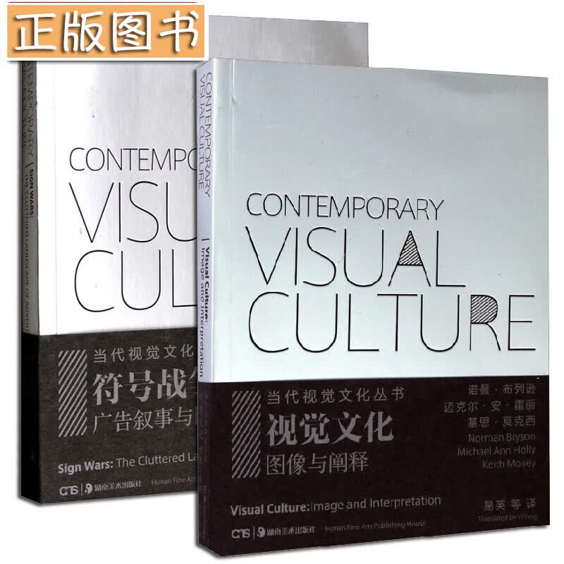当代视觉文化图书【两册套装】符号战争：广告叙事与图像解读+视觉文化：图像与阐释 湖南美术出版社