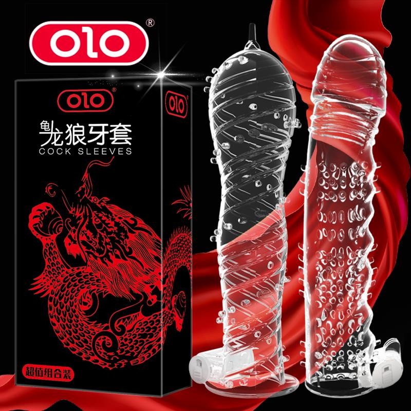 OLO狼牙套震动环男用情趣安全套2只装,价格走势及评测推荐