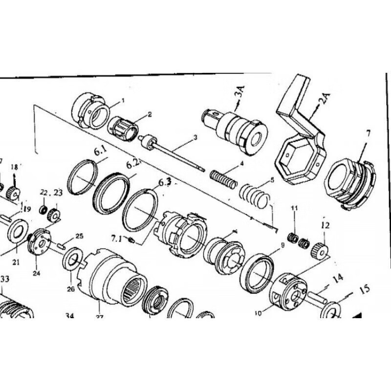 定制虎啸扭剪扳手原厂h22/h24/h30顶杆内电动扳 h24顶杆弹簧
