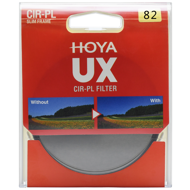 保谷（HOYA）偏振鏡 濾鏡 82mm UX CIR-PL 超薄CPL偏振鏡