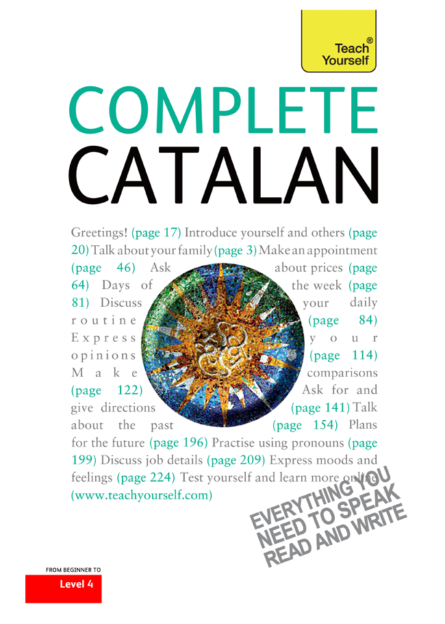 自学加泰罗尼亚语入门教程/基础会话口语教材 complete catalan