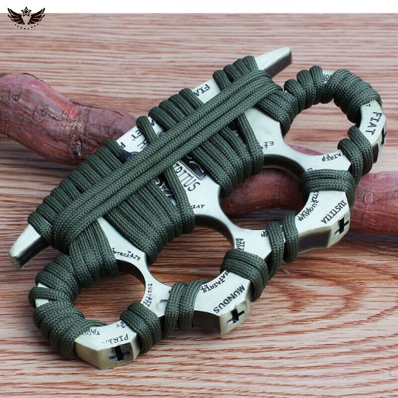 霜魄手指虎钛合金大号防身指虎加厚铁拳头锌合金高硬度铁四指自卫凼祡