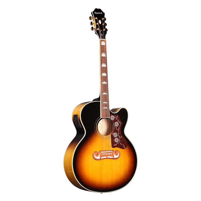 Epiphone易普锋依霹风/蜂鸟Gibson鸽子EJ200SCE单板民谣音电箱木吉他价格走势分析与评测|怎么查一款吉他历史价格