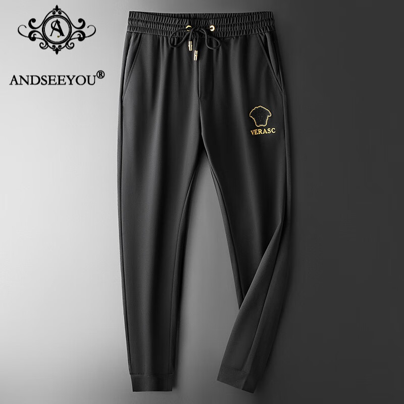 andseeyou品牌 男士休闲裤 国潮服装2023夏季新款时尚潮流百搭商务