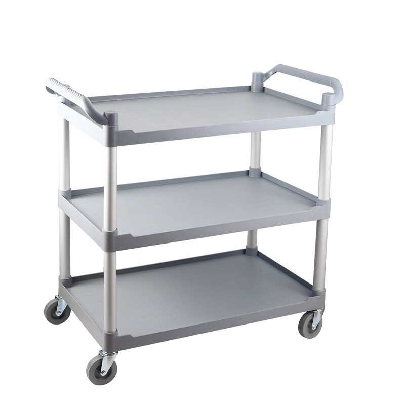 风粤收餐车商用收碗车饭酒店餐厅专用三层送餐车上菜车餐盘碗小手推车