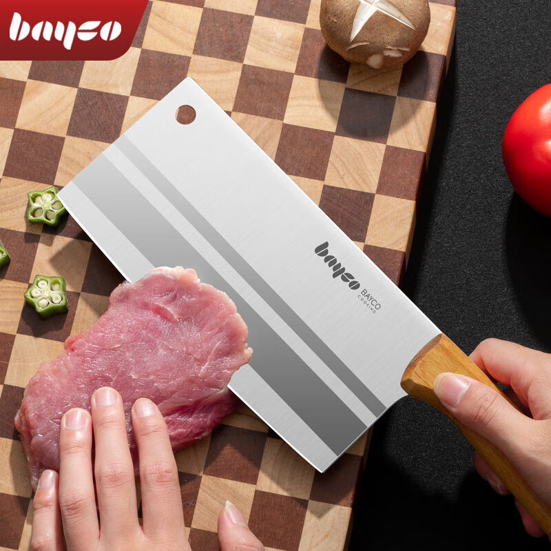 拜格（BAYCO）菜刀单刀 家用不锈钢厨师刀切菜刀 厨房刀具BD2904怎么样,好用不?
