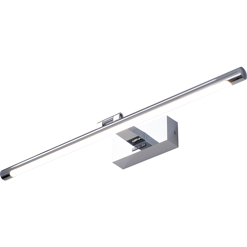 雷士照明（NVC）LED镜前灯 浴室灯防水防雾壁灯化妆灯卫生间壁灯铝材 12w银色正白光