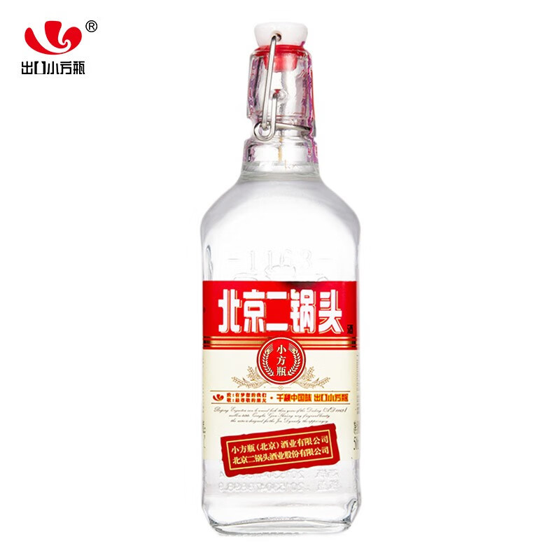 永丰牌 北京二锅头1500ml42度清香型纯粮白酒出口小方瓶 1500ml  1瓶