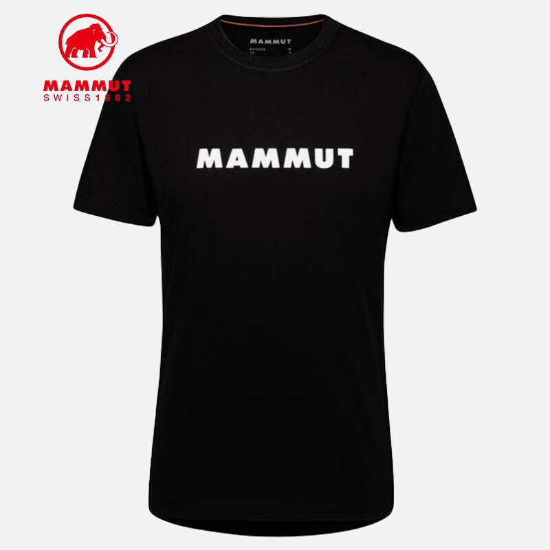 猛犸象(mammut)core男经典logo短袖t恤1017-04030 黑色s