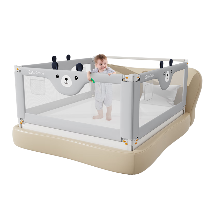M-CASTLE床围栏：安全稳定保护宝宝|防护栏历史价格价格查询