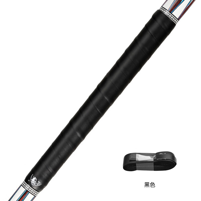 KONLLEN萬(wàn)世康倫臺(tái)球桿握把纏繞帶多功能防汗防滑簡(jiǎn)易安裝握桿舒適桌球 黑色