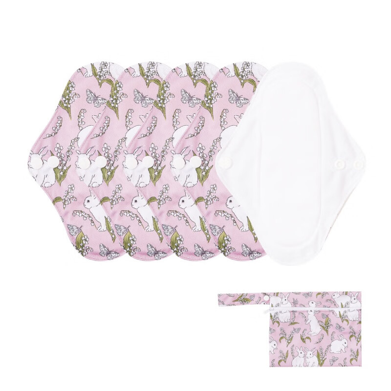 倍丝柔纯棉护垫透气可水洗棉布卫生巾老人咳嗽漏尿专用内裤垫产妇 c02