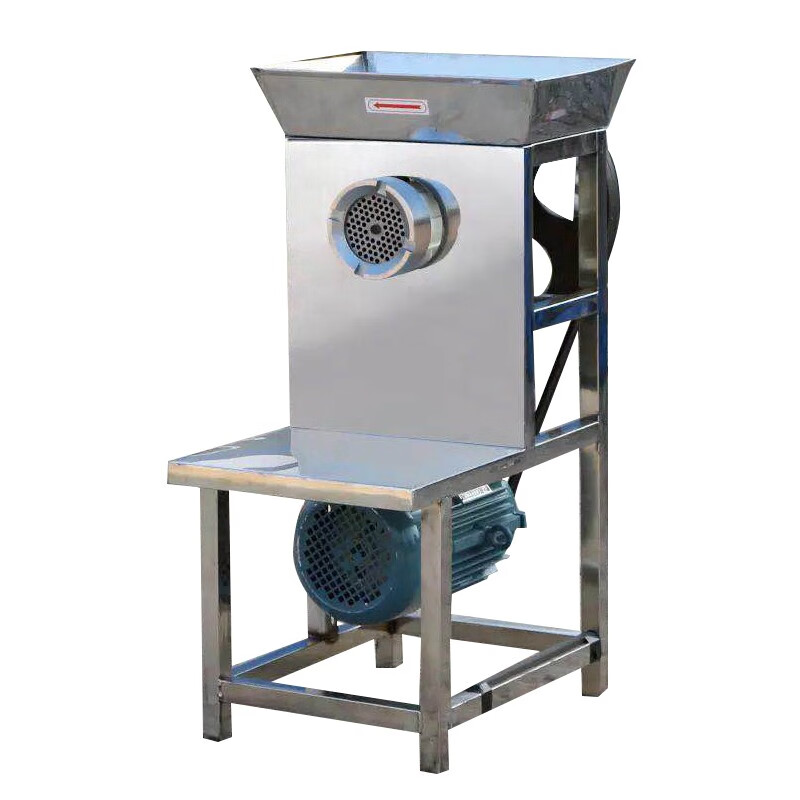 青鲨肉丸绞肉机商用大功率大型强力多功能台式全自动32型铁打肉机绞碎