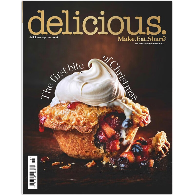 【单期可选】Delicious 美味 2019/20/21年月刊 英国烹饪美食创意杂志 2021年11月刊