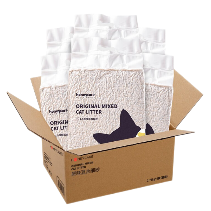 ���ڲ�����HONEYCARE �����������èɰ2.75kg ����������èɰ ��ζ�ͳ�èɰ ԭζ����װ ��Ʒ���޳�ɰ