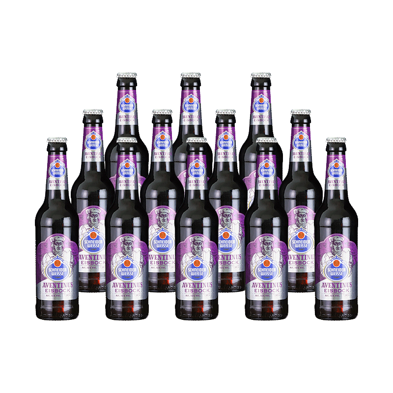 施纳德（Schenider Weisse）啤酒 德国进口330ML9号冰波克黑啤小麦 进阶级精酿啤酒 9号冰波克黑啤 330mL 12瓶