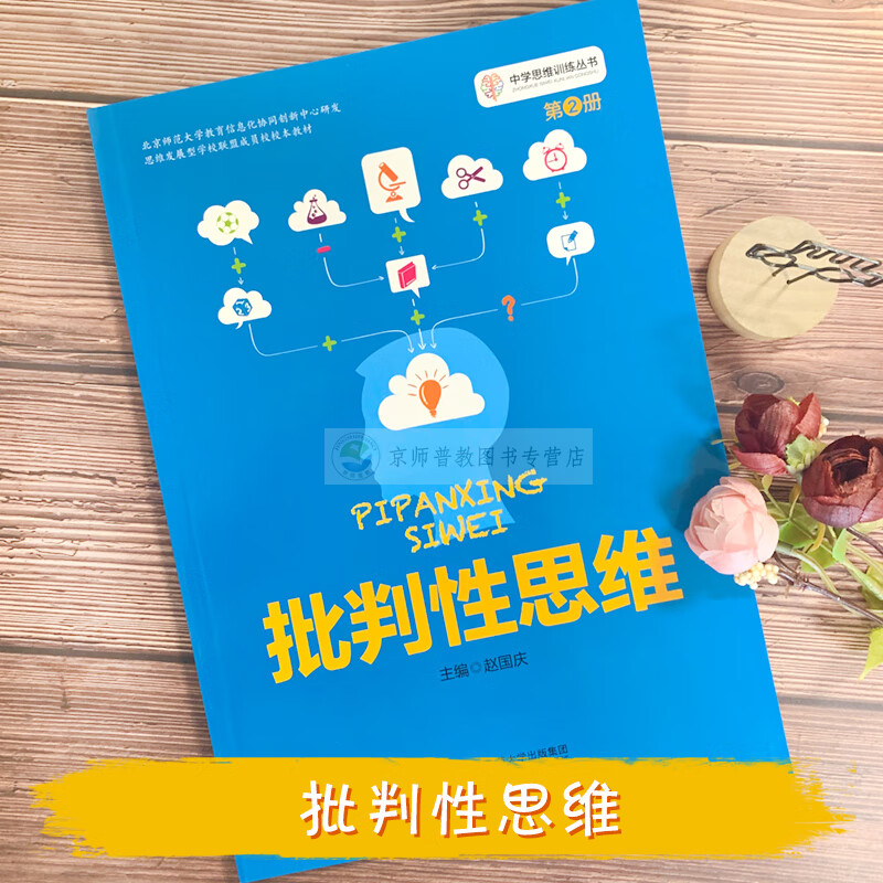 中学思维训练丛书 第二2册批判性思维思维导图 教学教材适合中学7-9