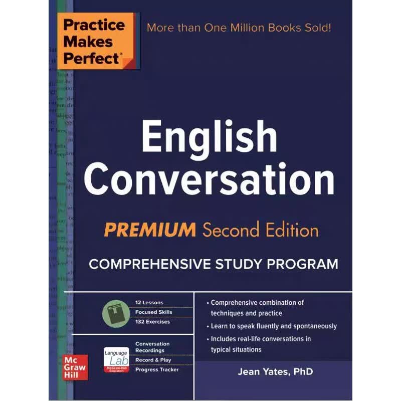 全新英文书Practice Makes Perfect: English Conversation送 第二版纸质书+电子版