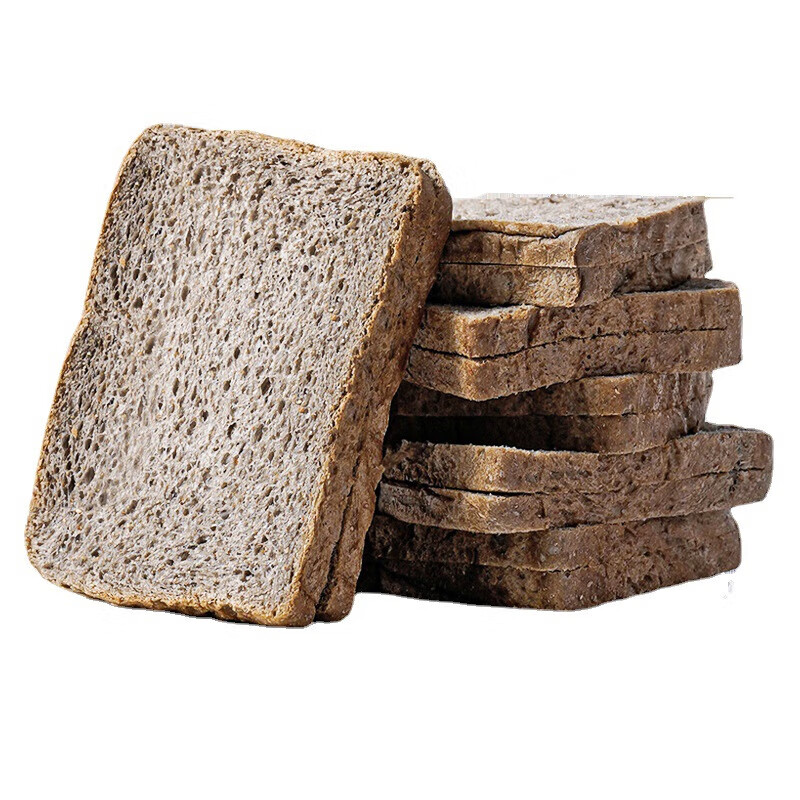 七点食分整箱12O片五黑全麦面包吐司五谷杂粮早餐代餐糕点粗粮 五黑全麦吐司【彩箱】5包