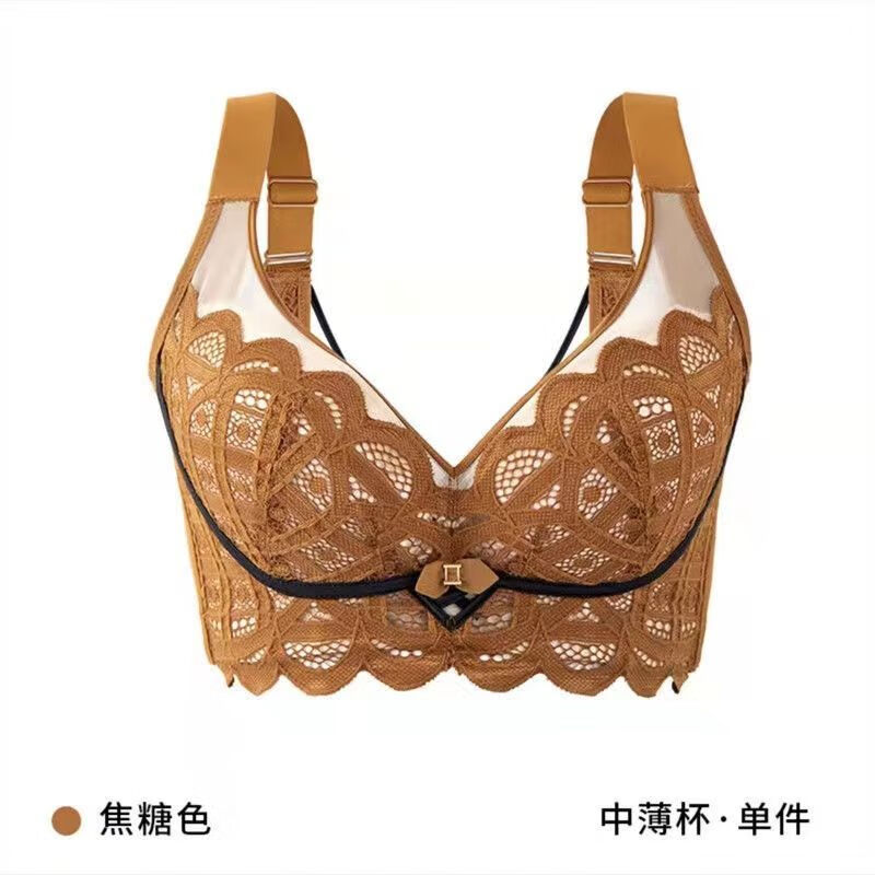 金薇林夕商场香港御塑中脉内衣女调整型薄款调整调整收副乳调整防