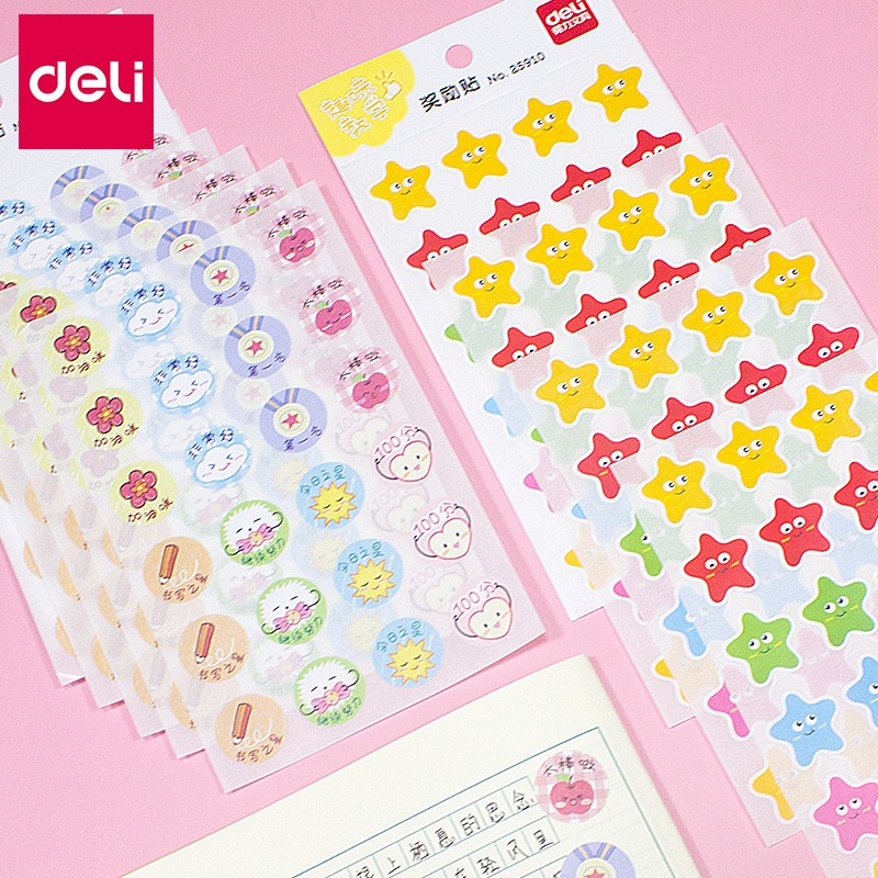 小红花儿童幼儿园小学生笑脸表扬贴儿童自律表贴画 文字控(1包120枚)