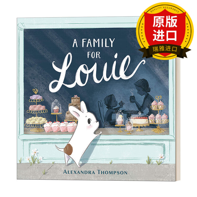 英文原版 a family for louie 收留路易的家 儿童亲子故事绘本 精装